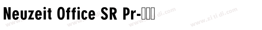Neuzeit Office SR Pr字体转换